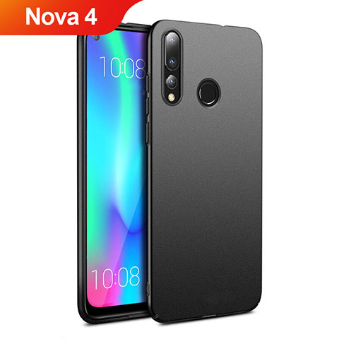 Huawei Nova 4用ハードケース プラスチック 質感もマット M01 ファーウェイ ブラック