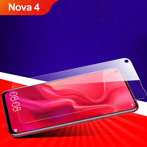 Huawei Nova 4用強化ガラス 液晶保護フィルム T06 ファーウェイ クリア