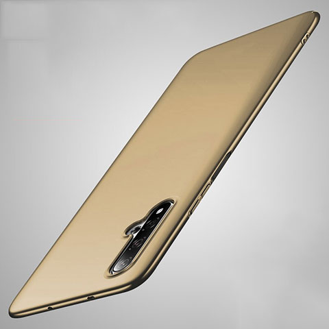 Huawei Nova 5 Pro用ハードケース プラスチック 質感もマット M01 ファーウェイ ゴールド