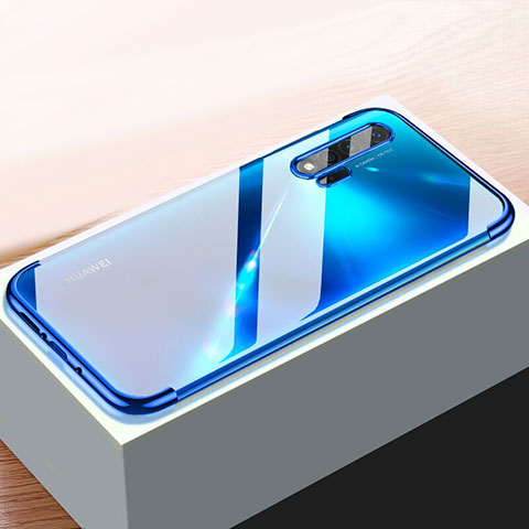 Huawei Nova 6 5G用極薄ソフトケース シリコンケース 耐衝撃 全面保護 クリア透明 H01 ファーウェイ ネイビー