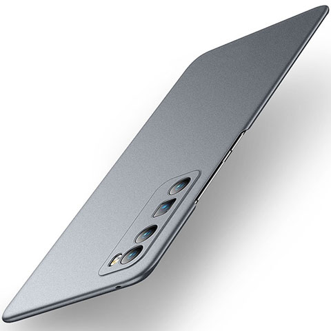 Huawei Nova 7 Pro 5G用ハードケース プラスチック 質感もマット カバー M01 ファーウェイ グレー