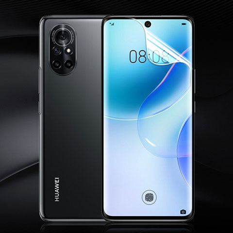 Huawei Nova 8 5G用高光沢 液晶保護フィルム フルカバレッジ画面 ファーウェイ クリア