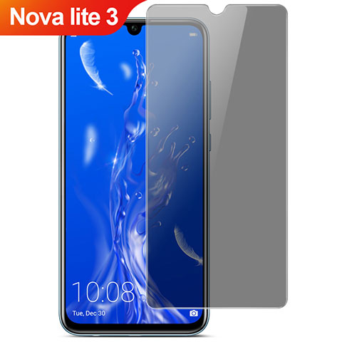 Huawei Nova Lite 3用反スパイ 強化ガラス 液晶保護フィルム ファーウェイ クリア