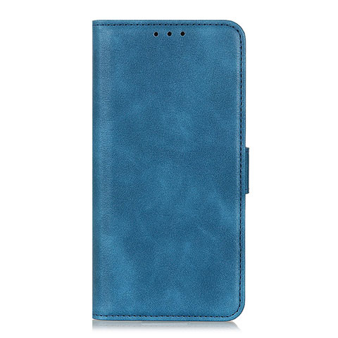Huawei P Smart (2020)用手帳型 レザーケース スタンド カバー T09 ファーウェイ ブルー