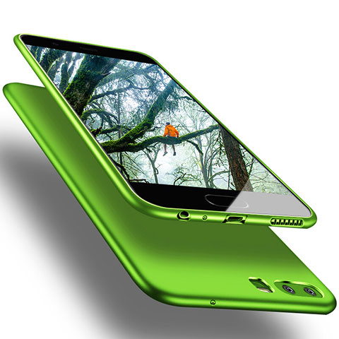 Huawei P10用極薄ソフトケース シリコンケース 耐衝撃 全面保護 S05 ファーウェイ グリーン