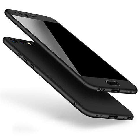 Huawei P10用ハードケース プラスチック 質感もマット M02 ファーウェイ ブラック