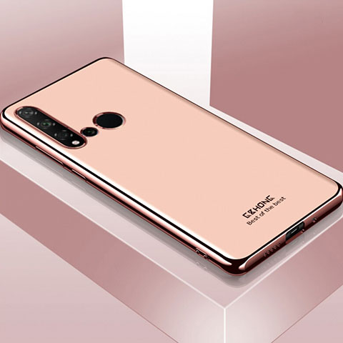 Huawei P20 Lite (2019)用極薄ソフトケース シリコンケース 耐衝撃 全面保護 C02 ファーウェイ ピンク
