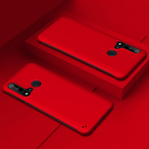 Huawei P20 Lite (2019)用ハードケース プラスチック 質感もマット カバー P03 ファーウェイ レッド