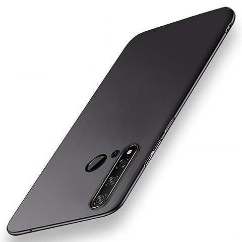 Huawei P20 Lite (2019)用ハードケース プラスチック 質感もマット カバー P01 ファーウェイ ブラック