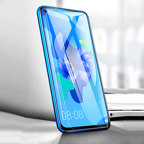 Huawei P20 Lite (2019)用強化ガラス フル液晶保護フィルム F02 ファーウェイ ブラック