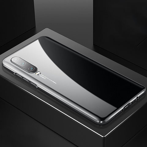 Huawei P30用ケース 高級感 手触り良い アルミメタル 製の金属製 360度 フルカバーバンパー 鏡面 カバー T06 ファーウェイ ブラック