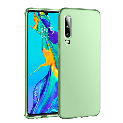 Huawei P30用ハードケース プラスチック 質感もマット カバー P01 ファーウェイ グリーン