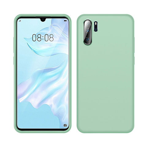 Huawei P30 Pro用360度 フルカバー極薄ソフトケース シリコンケース 耐衝撃 全面保護 バンパー C04 ファーウェイ グリーン