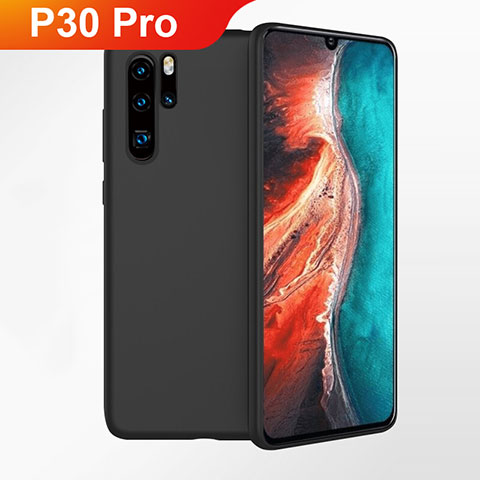 Huawei P30 Pro New Edition用極薄ソフトケース シリコンケース 耐衝撃 全面保護 S04 ファーウェイ ブラック