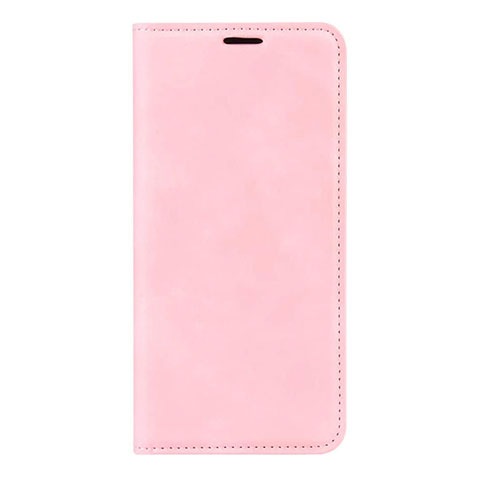 Huawei P40用手帳型 レザーケース スタンド カバー L02 ファーウェイ ピンク