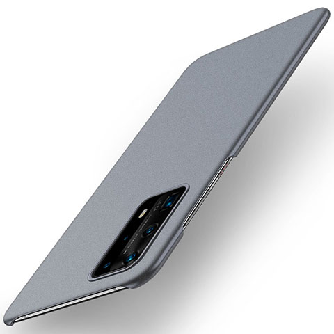 Huawei P40 Pro+ Plus用ハードケース プラスチック 質感もマット カバー M01 ファーウェイ グレー