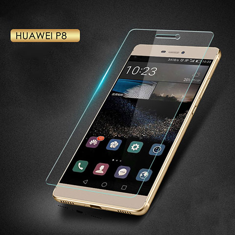 Huawei P8用強化ガラス 液晶保護フィルム T01 ファーウェイ クリア