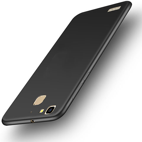 Huawei P8 Lite Smart用ハードケース プラスチック 質感もマット M01 ファーウェイ ブラック
