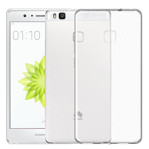 Huawei P9 Lite用極薄ソフトケース シリコンケース 耐衝撃 全面保護 クリア透明 T02 ファーウェイ クリア