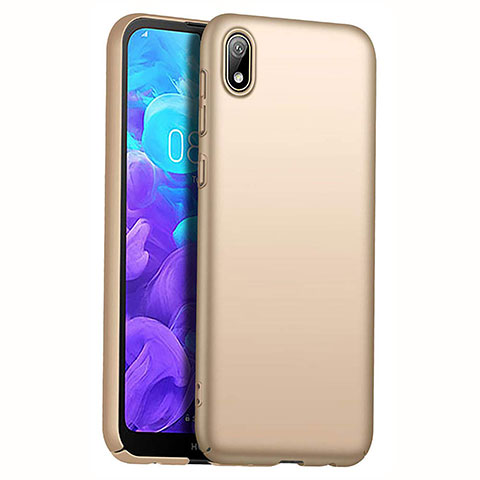 Huawei Y5 (2019)用ハードケース プラスチック 質感もマット M01 ファーウェイ ゴールド