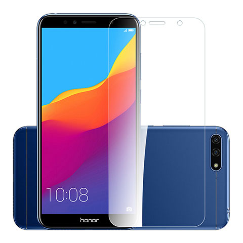 Huawei Y6 Prime (2018)用強化ガラス 液晶保護フィルム T01 ファーウェイ クリア