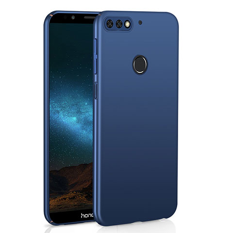 Huawei Y7 (2018)用ハードケース プラスチック 質感もマット M01 ファーウェイ ネイビー
