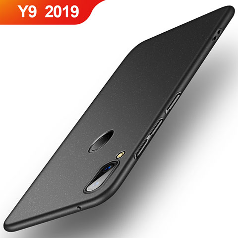 Huawei Y9 (2019)用ハードケース プラスチック 質感もマット R01 ファーウェイ ブラック