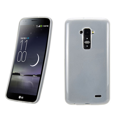 LG G Flex用シリコンケース ソフトタッチラバー LG ホワイト