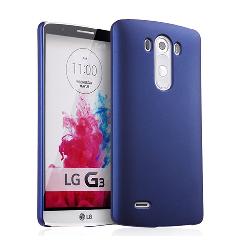 LG G3用ハードケース プラスチック 質感もマット LG ネイビー