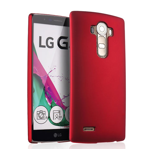 LG G4用ハードケース プラスチック 質感もマット LG レッド