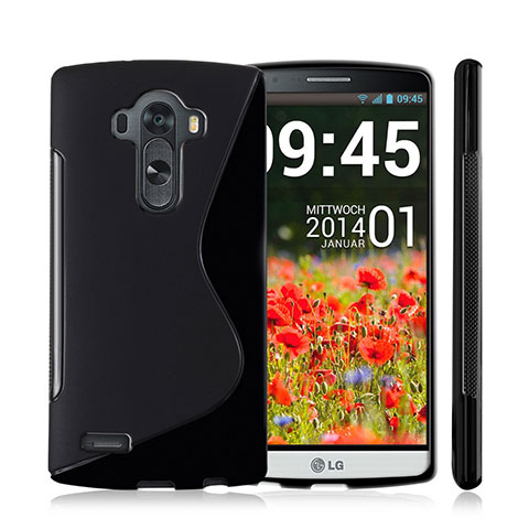 LG G4用ソフトケース S ライン LG ブラック