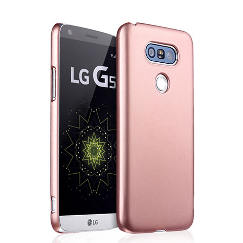 LG G5用ハードケース プラスチック 質感もマット LG ローズゴールド