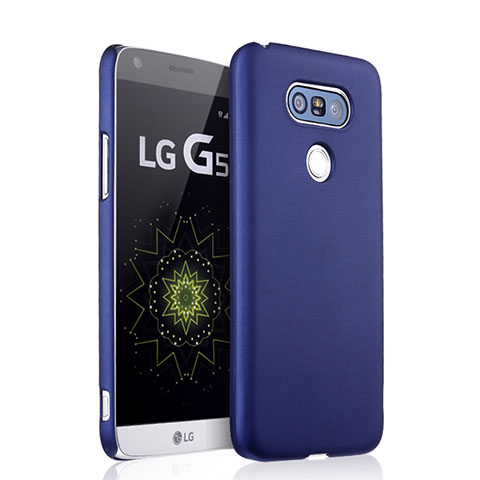 LG G5用ハードケース プラスチック 質感もマット LG ネイビー