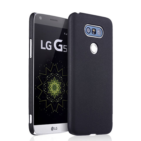 LG G5用ハードケース プラスチック 質感もマット LG ブラック