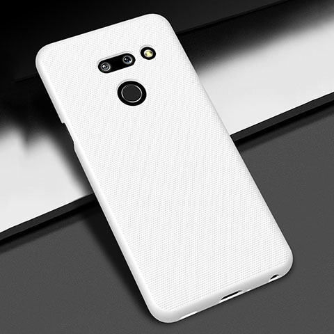LG G8 ThinQ用ハードケース プラスチック 質感もマット カバー M01 LG ホワイト