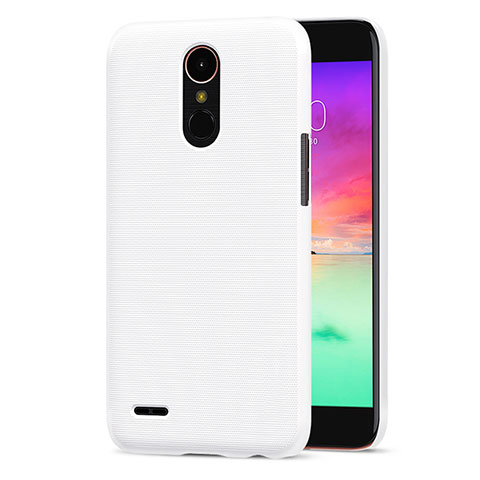 LG K10 (2017)用ハードケース プラスチック 質感もマット LG ホワイト