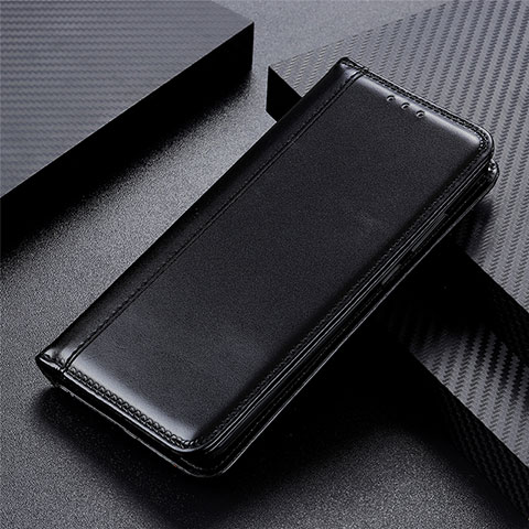 LG Velvet 4G用手帳型 レザーケース スタンド カバー LG ブラック