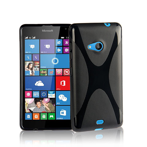 Microsoft Lumia 535用ソフトケース X ライン Microsoft ブラック