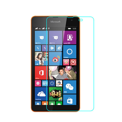 Microsoft Lumia 535用強化ガラス 液晶保護フィルム Microsoft クリア