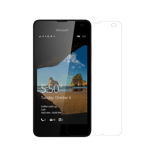Microsoft Lumia 550用高光沢 液晶保護フィルム Microsoft クリア