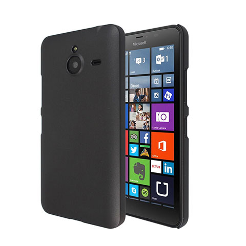 Microsoft Lumia 640 XL Lte用ハードケース プラスチック 質感もマット Microsoft ブラック