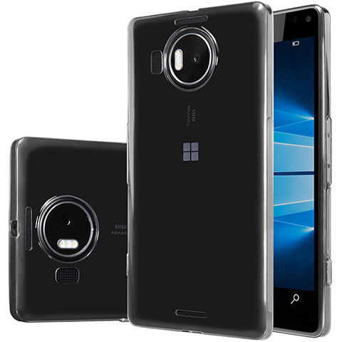 Microsoft Lumia 950 XL用極薄ソフトケース シリコンケース 耐衝撃 全面保護 クリア透明 T02 Microsoft クリア