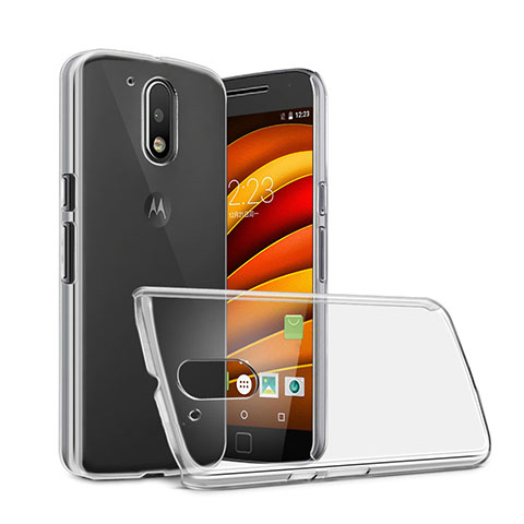 Motorola Moto G4 Plus用ハードケース クリスタル クリア透明 モトローラ クリア