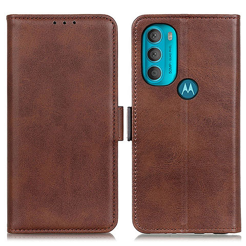 Motorola Moto G71 5G用手帳型 レザーケース スタンド カバー M15L モトローラ ブラウン