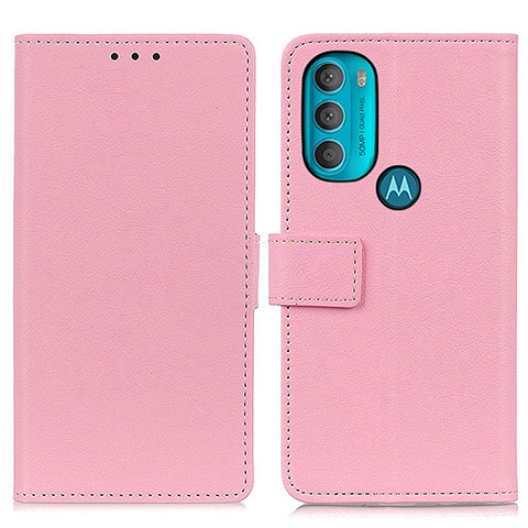 Motorola Moto G71 5G用手帳型 レザーケース スタンド カバー M08L モトローラ ピンク