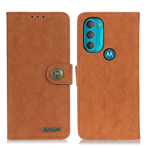Motorola Moto G71 5G用手帳型 レザーケース スタンド カバー A01D モトローラ ブラウン