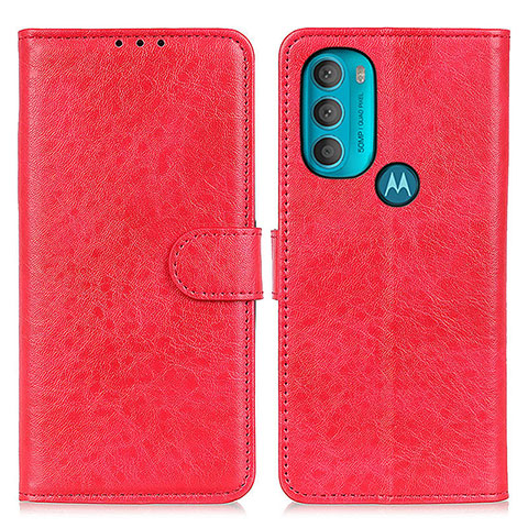Motorola Moto G71 5G用手帳型 レザーケース スタンド カバー A07D モトローラ レッド