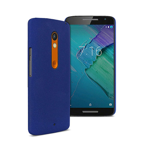 Motorola Moto X Play用ハードケース プラスチック 質感もマット モトローラ ネイビー