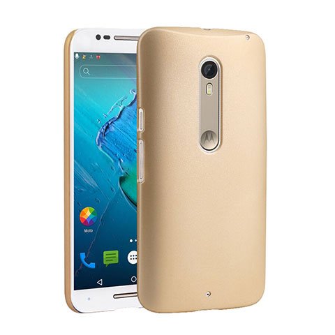 Motorola Moto X Style用ハードケース プラスチック 質感もマット モトローラ ゴールド