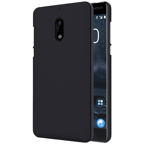 Nokia 6用ハードケース プラスチック 質感もマット R01 ノキア ブラック